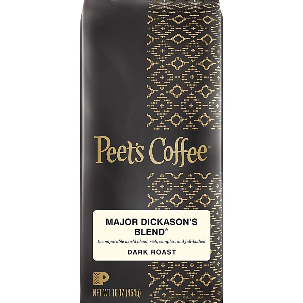 Peet's® Coffee & Tea Ground Coffee, Major Dickason's, 1 Lb Per Bag
