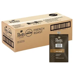 Peet s Coffee & Tea Single Serve Coffee Freshpacks, French Roast, Carton Of 76