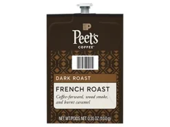 Peet s Coffee & Tea Single Serve Coffee Freshpacks, French Roast, Carton Of 76