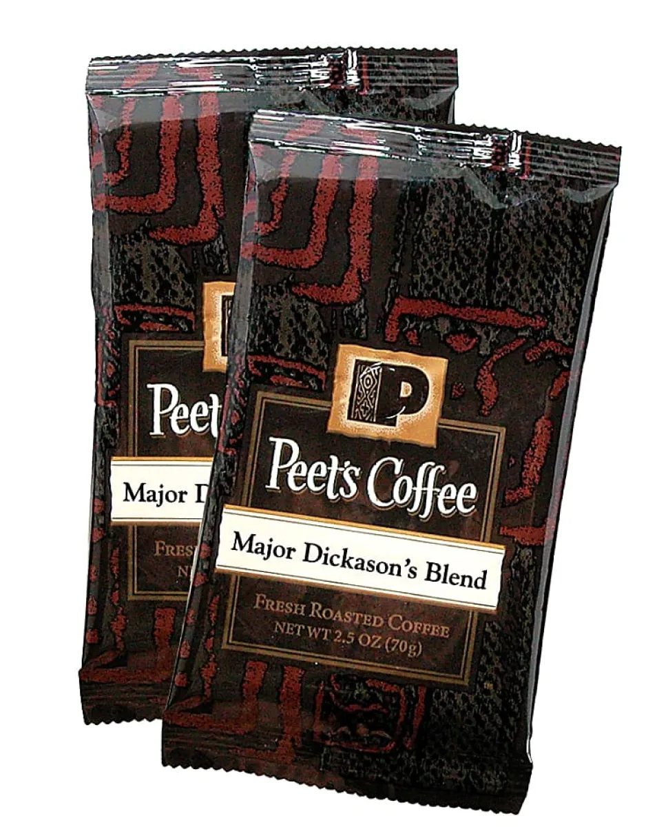 Peet's® Coffee & Tea Single-Serve Coffee Packets, Major Dickason's Blend Coffee, Carton Of 18