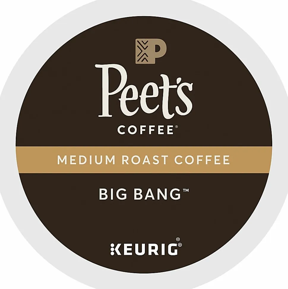 Peet's K-Cup Big Bang K-Cup Pods - Compatible with Keurig K-Cup Brewer - Medium - 22 K-Cup - 22 / Box