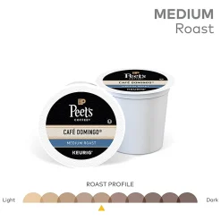 Peet's K-Cup Cafe Domingo K-Cup Pods - Compatible with Keurig K-Cup Brewer - Medium - 22 K-Cup