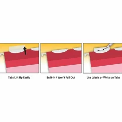 Pendaflex® Assorted Box-Bottom Hanging File Folders, Letter Size, Assorted, Box Of 20