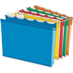 Pendaflex® Assorted Box-Bottom Hanging File Folders, Letter Size, Assorted, Box Of 20