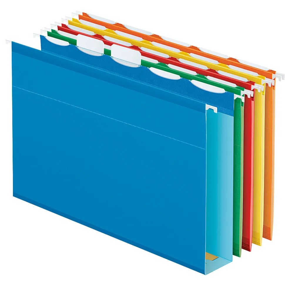 Pendaflex® Assorted Box-Bottom Hanging File Folders, Letter Size, Assorted, Box Of 20
