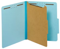 Pendaflex® Classification Folders, Letter Size, Blue, Box Of 10
