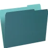 Pendaflex® 1/3-Cut Color Interior Folders, Letter Size, Teal, Box Of 100