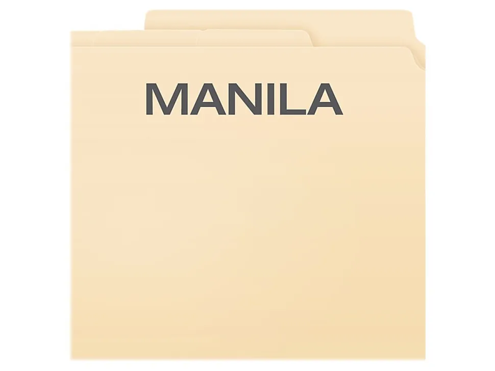 Pendaflex® Divide It Up® Multi-Section File Folders, 8 1/2" x 11, Letter Size, Manila, Pack Of 24