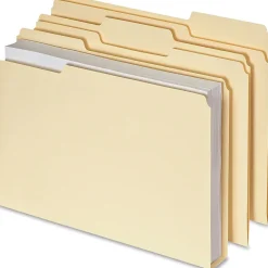 Pendaflex® Double Stuff File Folders, Letter Size, 1 1/2" Expansion, Manila, Pack Of 50 Folders