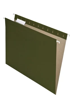 Pendaflex® Earthwise® Hanging File Folders, Letter Size, 100% Recycled, Green, Pack Of 25 Folders