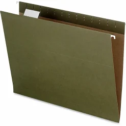 Pendaflex® Earthwise® Hanging File Folders, Letter Size, 100% Recycled, Green, Pack Of 25 Folders