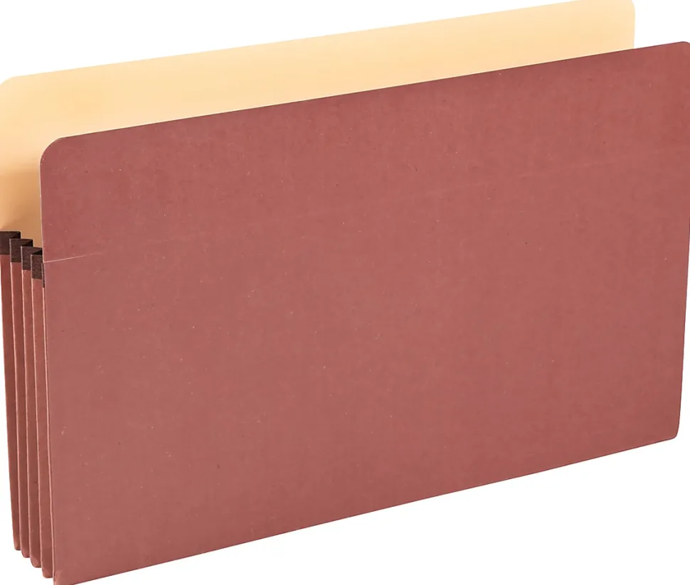 Pendaflex® Earthwise® Manila Expanding File Pocket, 3 1/2" Expansion, 9 1/2" x 14 3/4", Dark Brown, Pack Of 25