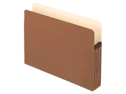 Pendaflex® Earthwise® Manila Expanding File Pocket, 5 1/4" Expansion, 9 1/2" x 11 3/4", Dark Brown, Pack Of 10