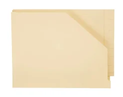 Pendaflex® End-Tab Expanding Jackets, 1 1/2" Expansion, Letter Size, Manila, Box Of 50