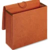 Pendaflex® Expanding Wallets, 5 1/4" Expansion, Letter Size, Brown, Pack Of 10 Wallets