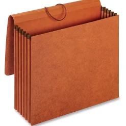 Pendaflex® Expanding Wallets, 5 1/4" Expansion, Letter Size, Brown, Pack Of 10 Wallets