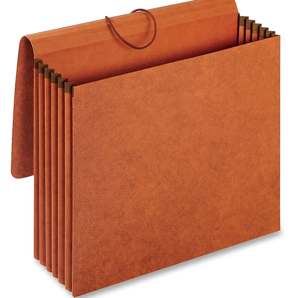 Pendaflex® Expanding Wallets, 5 1/4" Expansion, Letter Size, Brown, Pack Of 10 Wallets