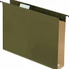 Pendaflex® Extra-Capacity Hanging File Folders, 2" Expansion, Letter Size, Green, Box Of 20 Folders