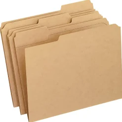Pendaflex® File Folders, 1/3 Cut, Letter Size, Kraft, Pack Of 100