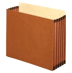 Pendaflex® File Pockets, Cabinet, Letter Size, 5 1/4" Expansion, Brown, Box Of 10