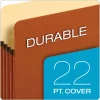 Pendaflex® File Pockets, 5 1/4" Expansion, Legal Size, 30% Recycled, Brown, Box Of 10 File Pockets