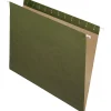 Pendaflex® Hanging Folders, Letter Size, 100% Recycled; Standard Green, Box Of 25 Folders
