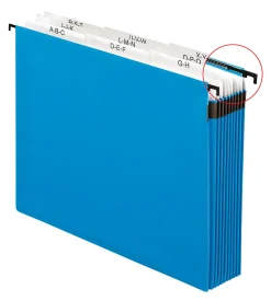 Pendaflex® Hanging Pocket Expandable File, A-Z, Letter Size, Blue