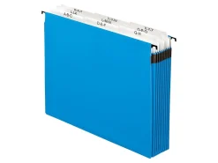Pendaflex® Hanging Pocket Expandable File, A-Z, Letter Size, Blue