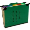 Pendaflex® Hanging Style Personnel Folder, 9 1/2" x 11 3/4", 2" Expansion, Green
