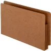 Pendaflex® Heavy-Duty Expanding End-Tab File Pockets, Legal Size, Straight, Red, Pack Of 10