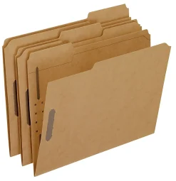Pendaflex® Kraft Rec Classification Folders With Fasteners, Letter Size, Box Of 50