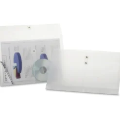Pendaflex® Legal-Size String Envelopes, Clear, Pack Of 3 Envelopes