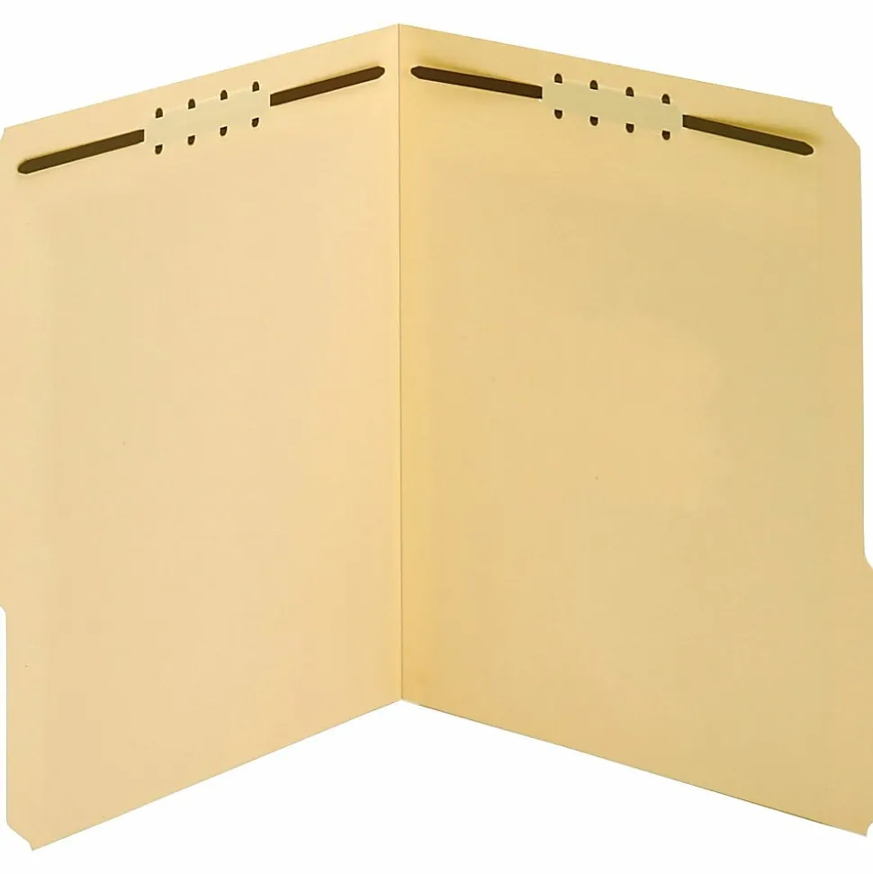 Pendaflex® Manila 1/3-Cut Fastener Folder, Letter Size, 2 Fasteners