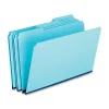 Pendaflex Oxford 1/3 Cut Pressboard Tab Folders, Legal Size, Blue, Box Of 25