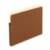 Pendaflex Oxford Standard Expanding Vertical File Pockets, Letter Size, 1 3/4" Expansion, 30% Recycled, Red, Pack Of 25