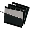 Pendaflex® Premium Reinforced Color Hanging File Folders, Letter Size, Black, Pack Of 25 Folders