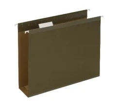 Pendaflex® Premium Reinforced Extra-Capacity Hanging Folders, 3" Expansion, Letter Size, Green, Pack Of 25
