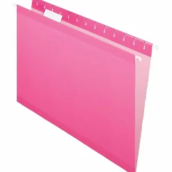 Pendaflex® Premium Reinforced Color Hanging Folders, Legal Size, Pink, Pack Of 25