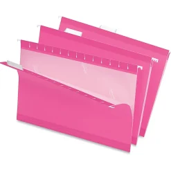 Pendaflex® Premium Reinforced Color Hanging Folders, Legal Size, Pink, Pack Of 25