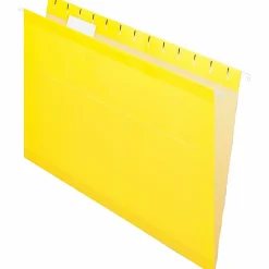 Pendaflex® Premium Reinforced Color Hanging Folders, Legal Size, Yellow, Pack Of 25