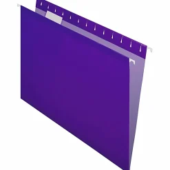 Pendaflex® Premium Reinforced Color Hanging Folders, Letter Size, Violet, Pack Of 25