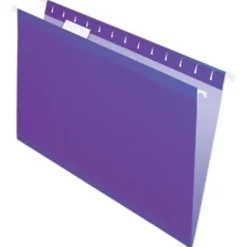 Pendaflex® Premium Reinforced Color Hanging Folders, Legal Size, Violet, Pack Of 25