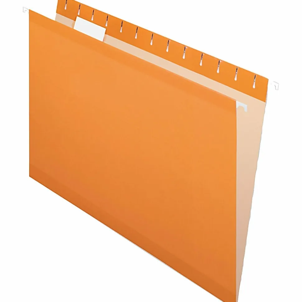 Pendaflex® Premium Reinforced Color Hanging Folders, Legal Size, Orange, Pack Of 25