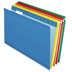 Pendaflex® Premium Reinforced Color Hanging Folders, Legal Size, Assortment #1, Pack Of 25