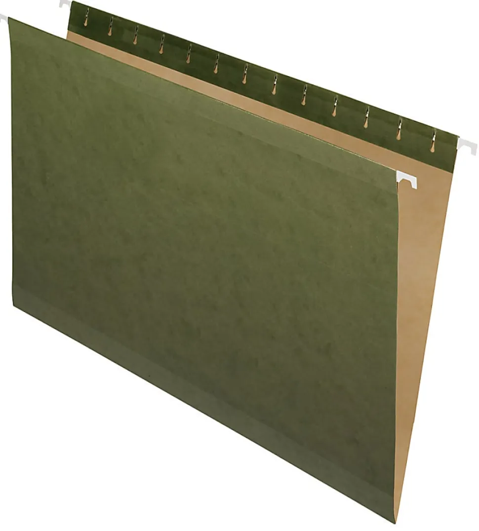 Pendaflex® Premium Reinforced Hanging File Folders, Legal Size, Standard Green, Pack Of 25 Folders