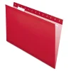 Pendaflex® Premium Reinforced Color Hanging File Folders, Legal Size, Red, Pack Of 25 Folders