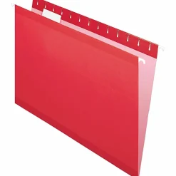 Pendaflex® Premium Reinforced Color Hanging File Folders, Legal Size, Red, Pack Of 25 Folders