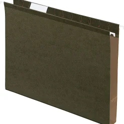 Pendaflex® Premium Reinforced Extra-Capacity Hanging File Folders, 1" Expansion, Letter Size, Green, Pack Of 25 Folders