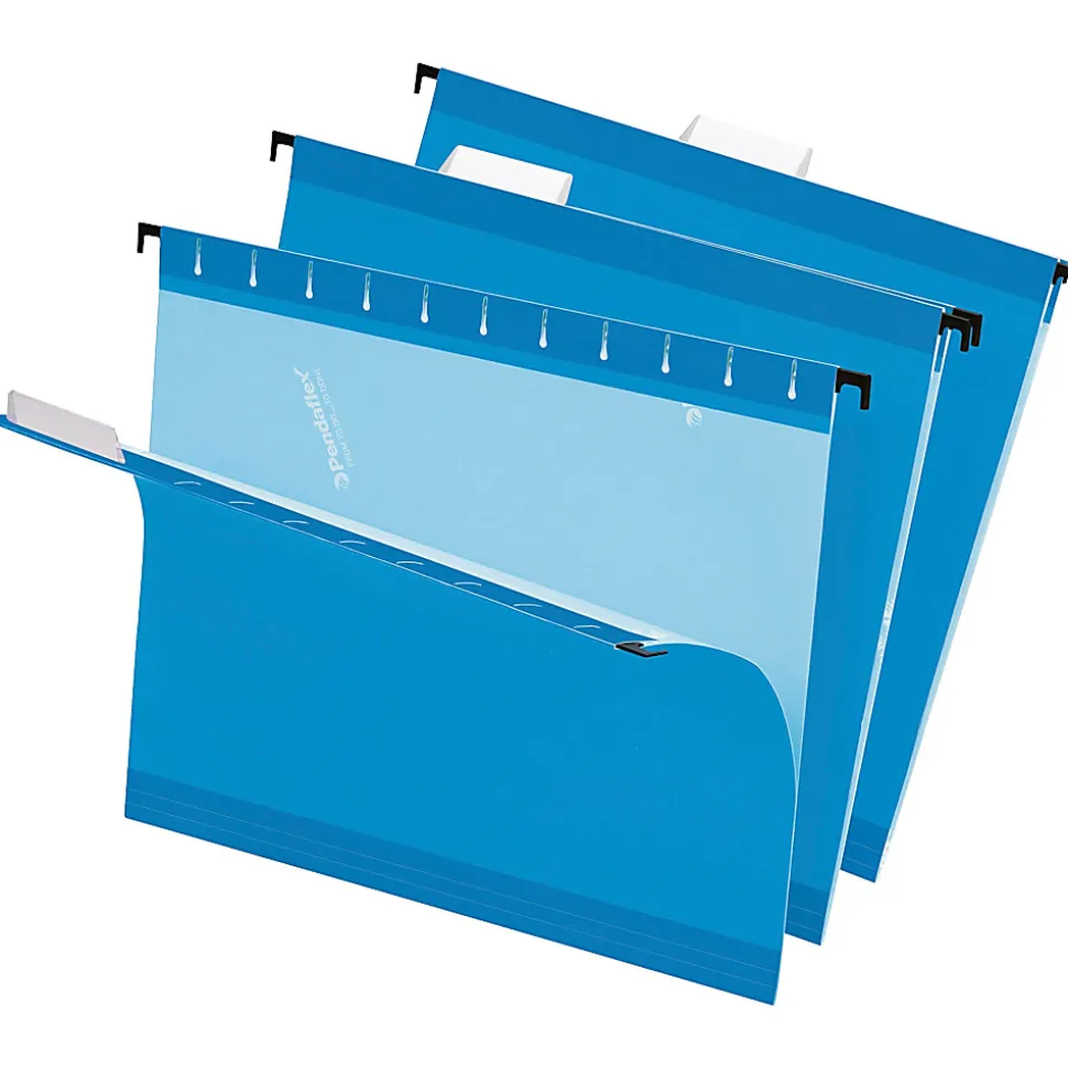 Pendaflex® Premium Reinforced Color Hanging File Folders, Letter Size, Blue, Pack Of 25 Folders
