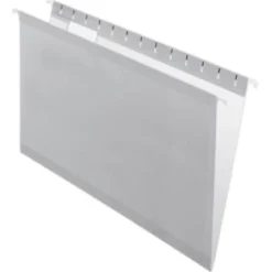 Pendaflex® Premium Reinforced Color Hanging File Folders, Legal Size, Gray, Pack Of 25 Folders